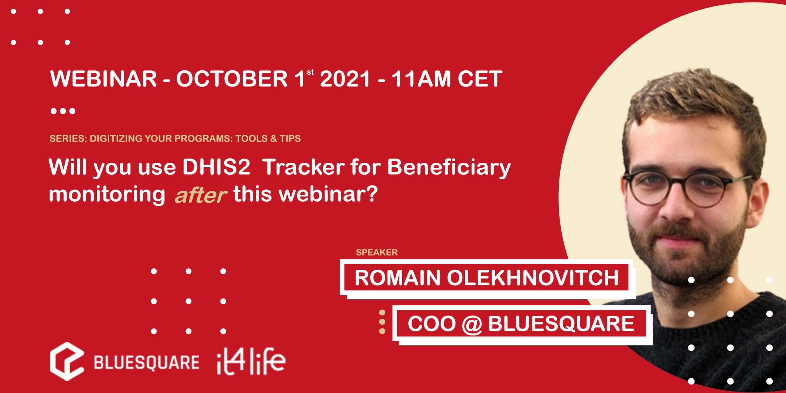 Will you use DHIS2 Tracker for Beneficiary monitoring after this webinar?