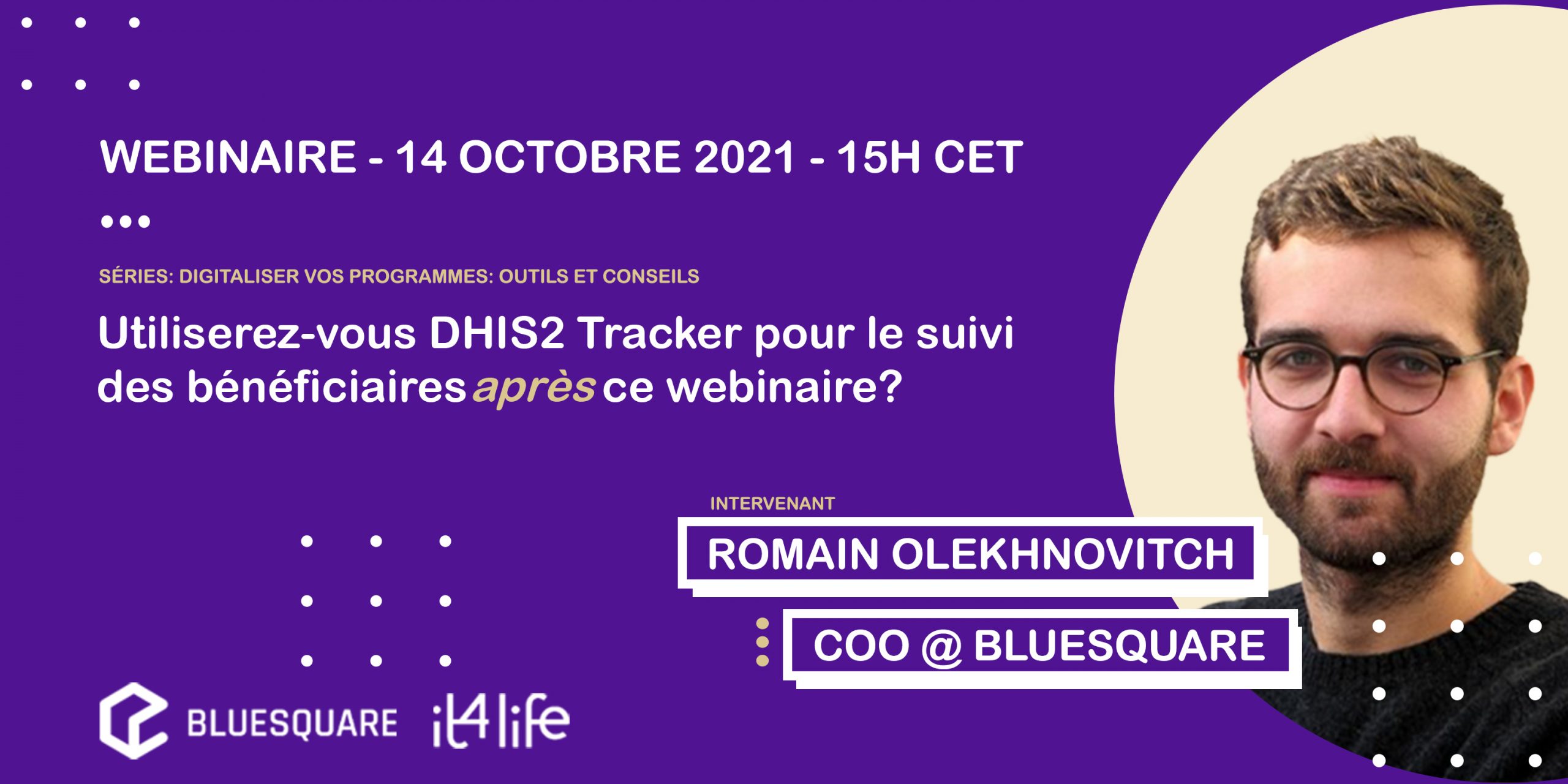 Webinaire: DHIS2 Tracker pour le suivi des bénéficiaires